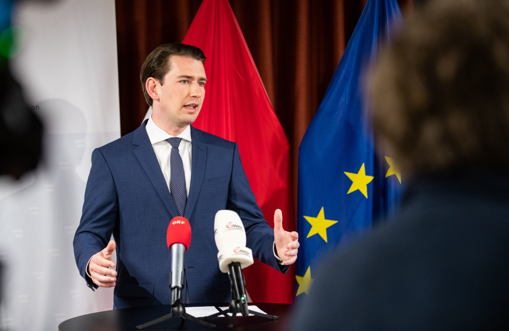 Bundeskanzler Sebastian Kurz beim EU-Gipfel in Brüssel